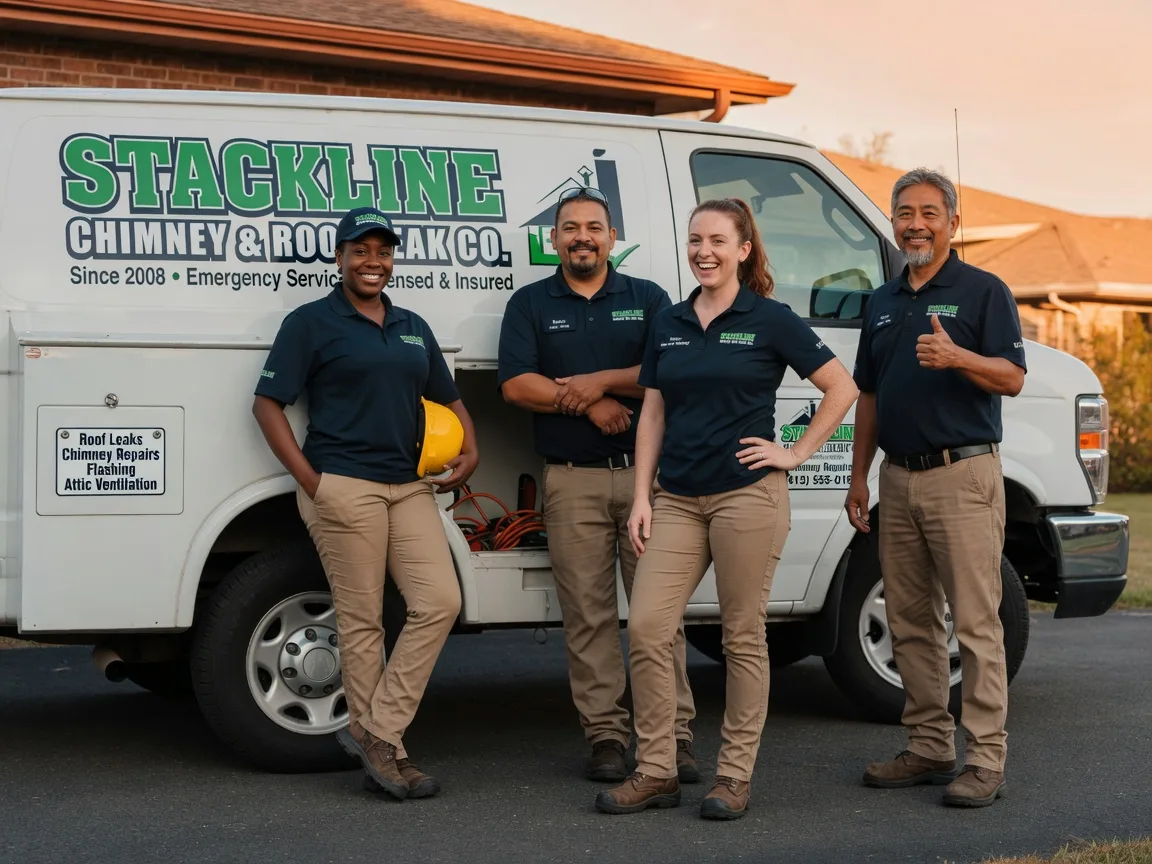 Chimney flashing repair company in Skidmore, TX